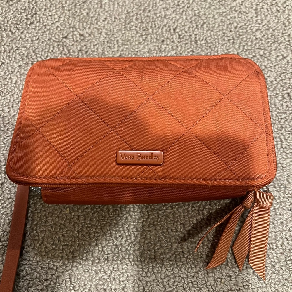 Vera Bradley Performance Twill Small Crossbody Purse  Toasted Terracotta